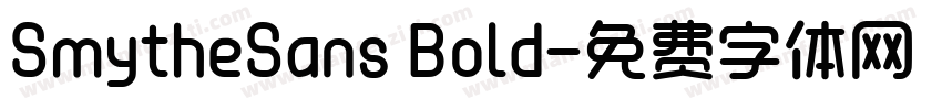 SmytheSans Bold字体转换